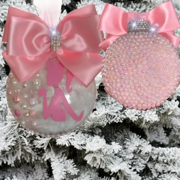 Christmas Ornament, Custom Ornament, Barbie Inspired Gift, Personalized Gift - Picture 4 of 16